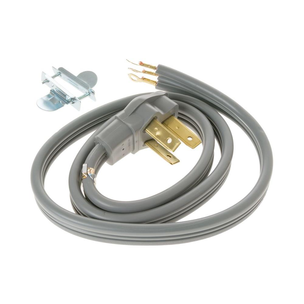 A relevant stock photo of 3 prong range cord in a typical setting.