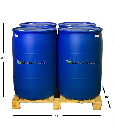 A relevant stock photo of 55 gallon drum size in a typical setting.