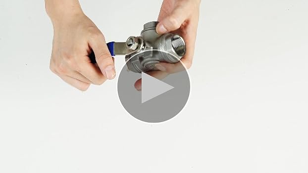 A relevant stock photo of a ball valve in a typical setting.