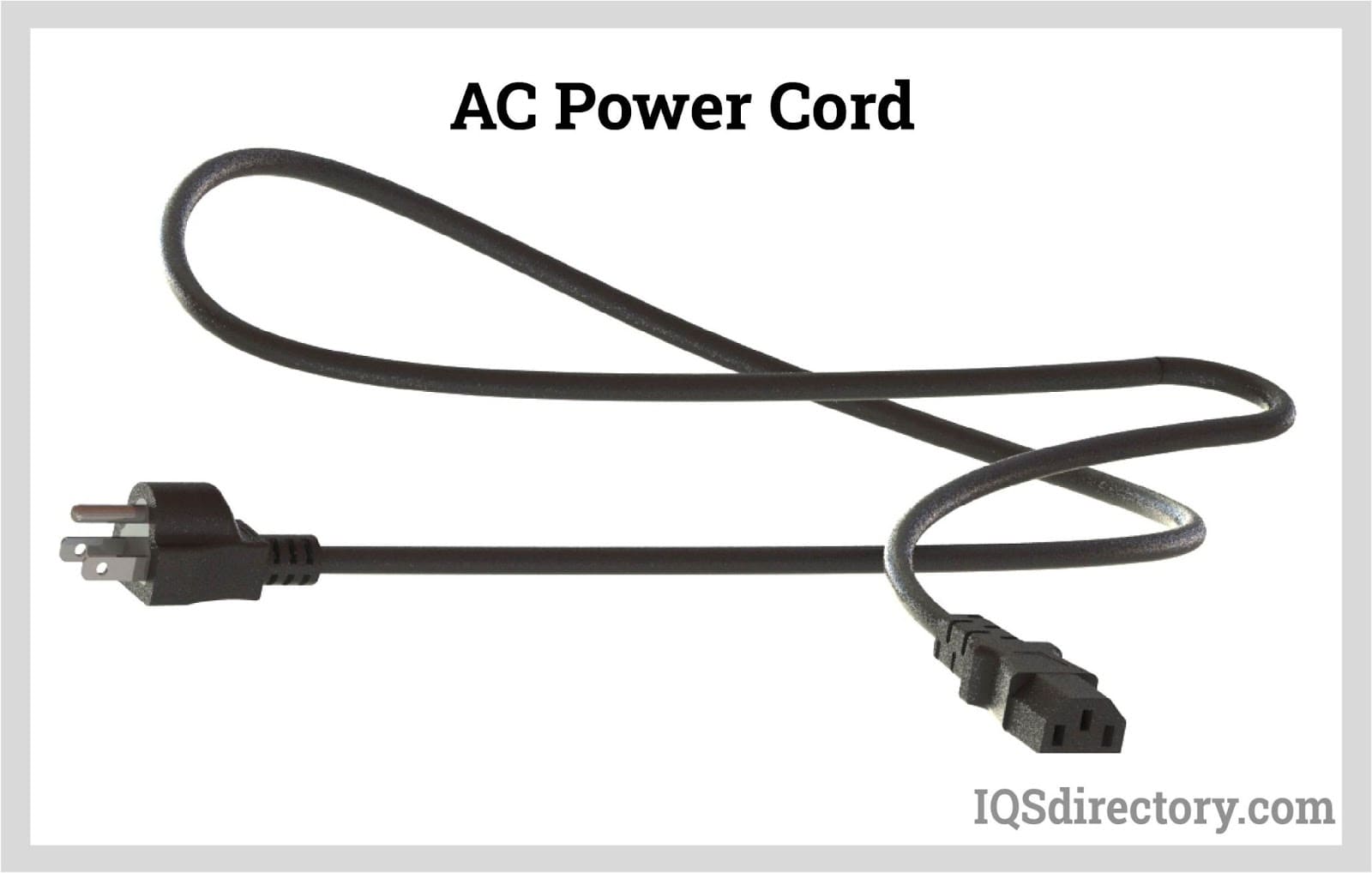 A relevant stock photo of ac cord in a typical setting.