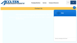Accutek Packaging - Filling and Capping Machines