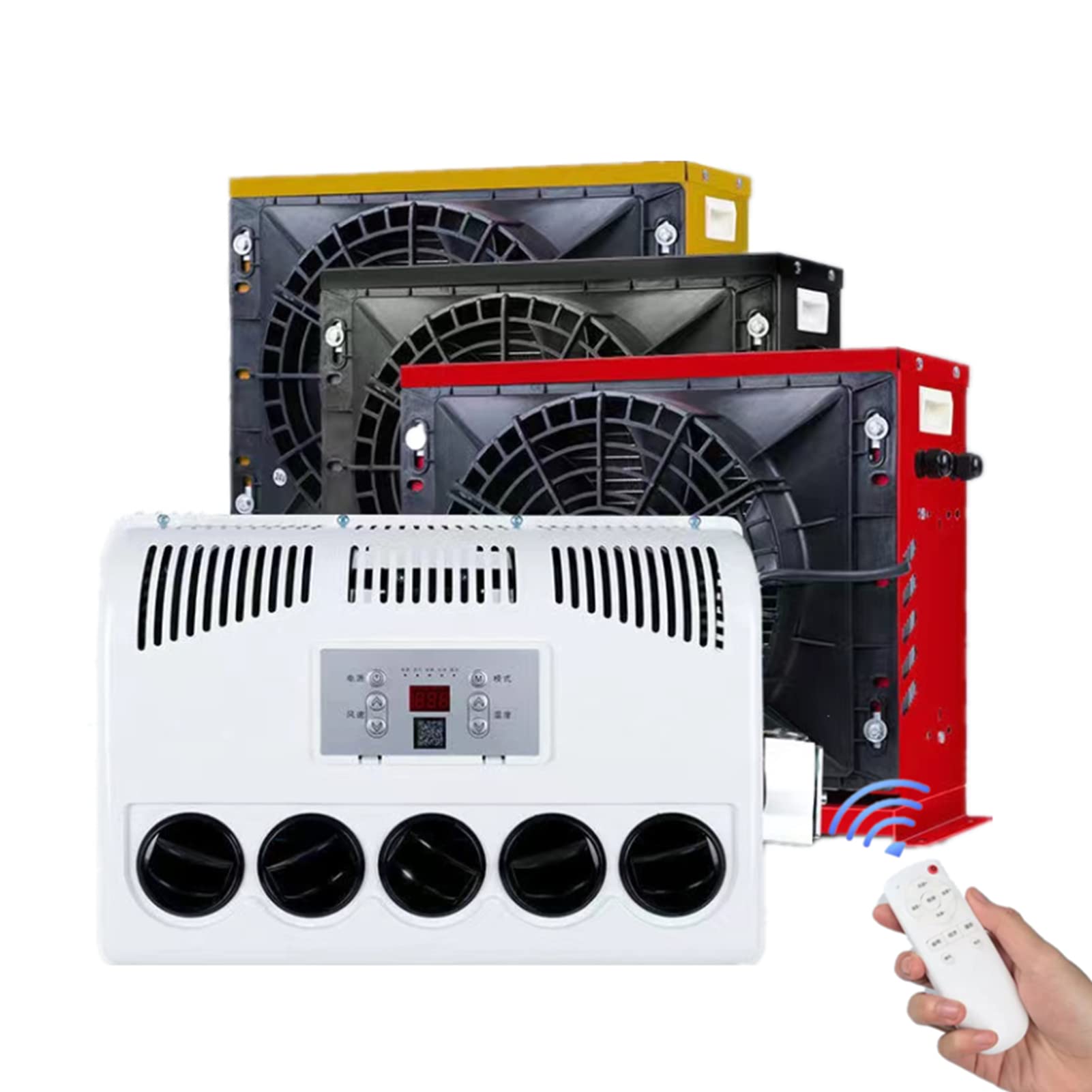 A relevant stock photo of air conditioner power supply in a typical setting.