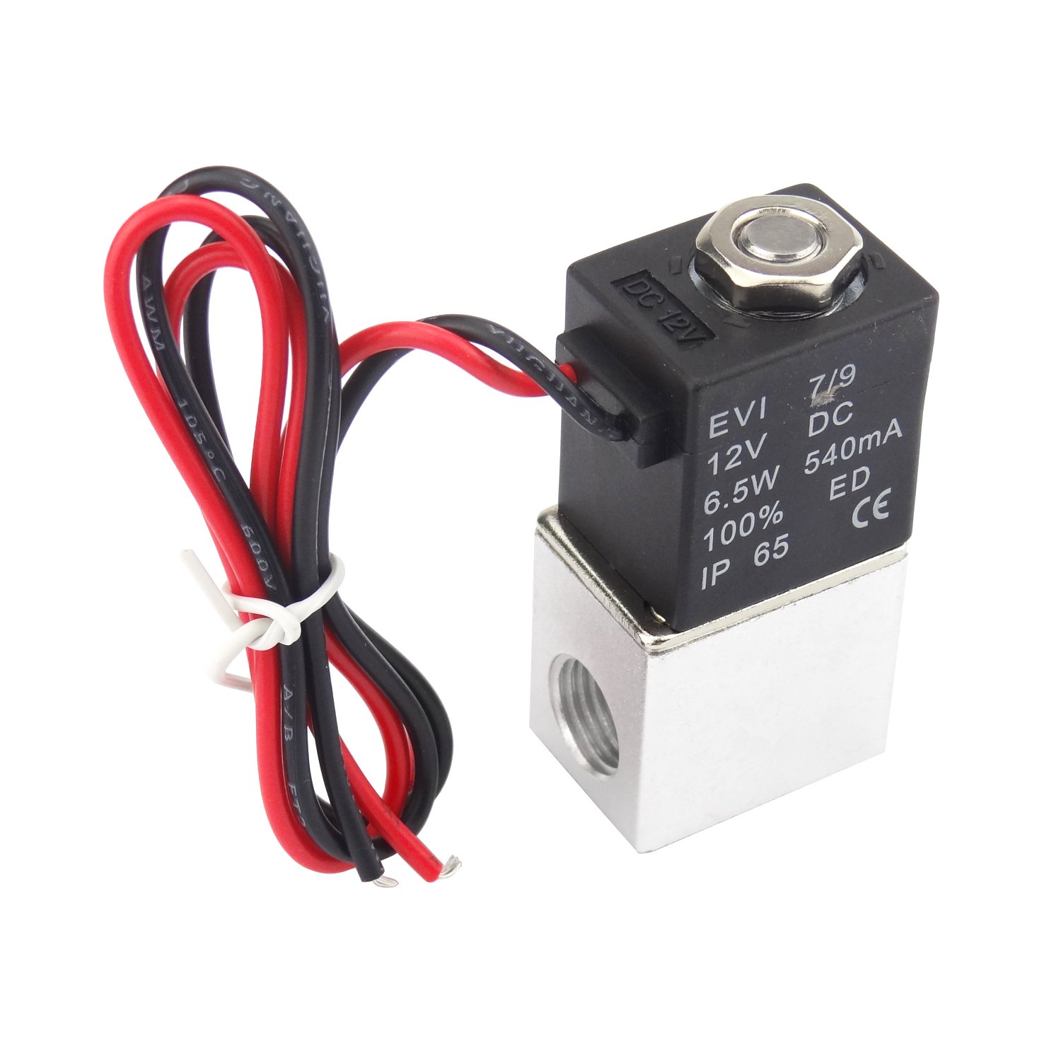 A relevant stock photo of air solenoid in a typical setting.