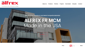 Alfrex - Fire-Resistant Aluminum & Metal Composite Materials
