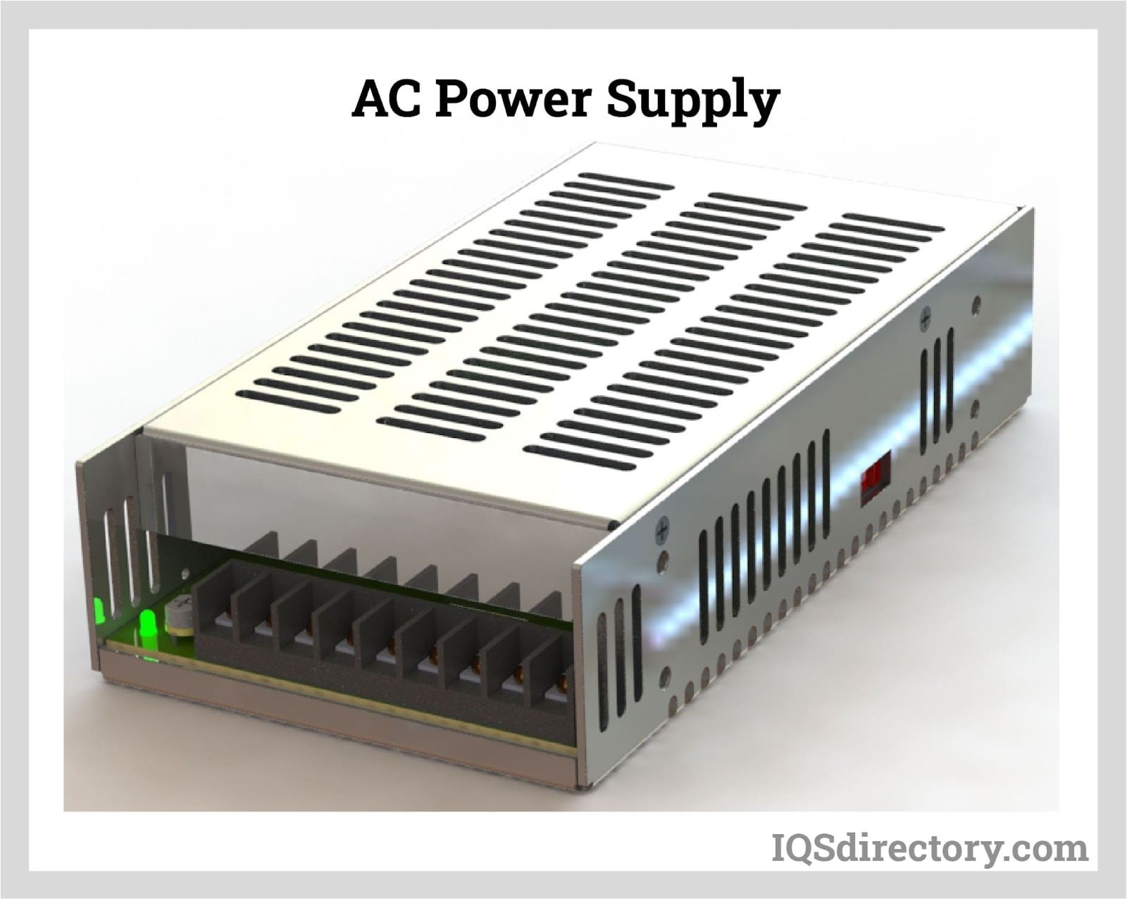 A relevant stock photo of alternating current power supply in a typical setting.