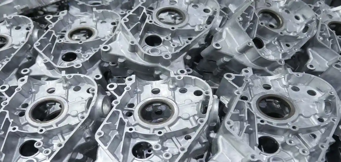 A relevant stock photo of aluminium casting in a typical setting.