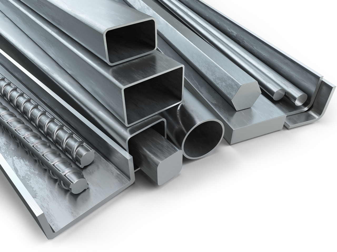 A relevant stock photo of aluminum profiles in a typical setting.
