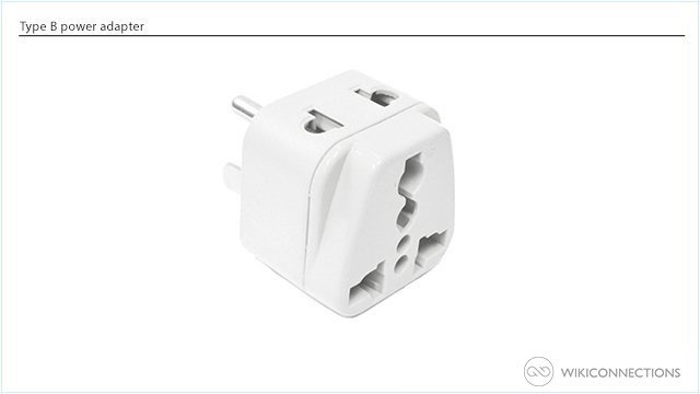 A relevant stock photo of american power socket type in a typical setting.