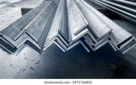 A relevant stock photo of angle iron in a typical setting.