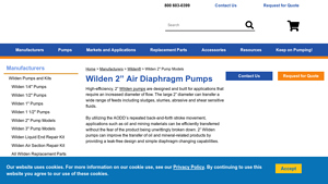 Wilden - 2 Air Diaphragm Pumps