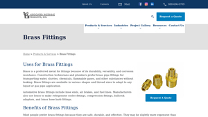 Associated Fastening - Brass Fittings