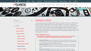 Atlantic Gasket Corporation - Molded Rubber Gaskets