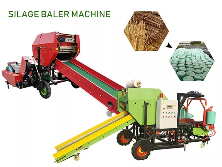 A relevant stock photo of baler machinery in a typical setting.