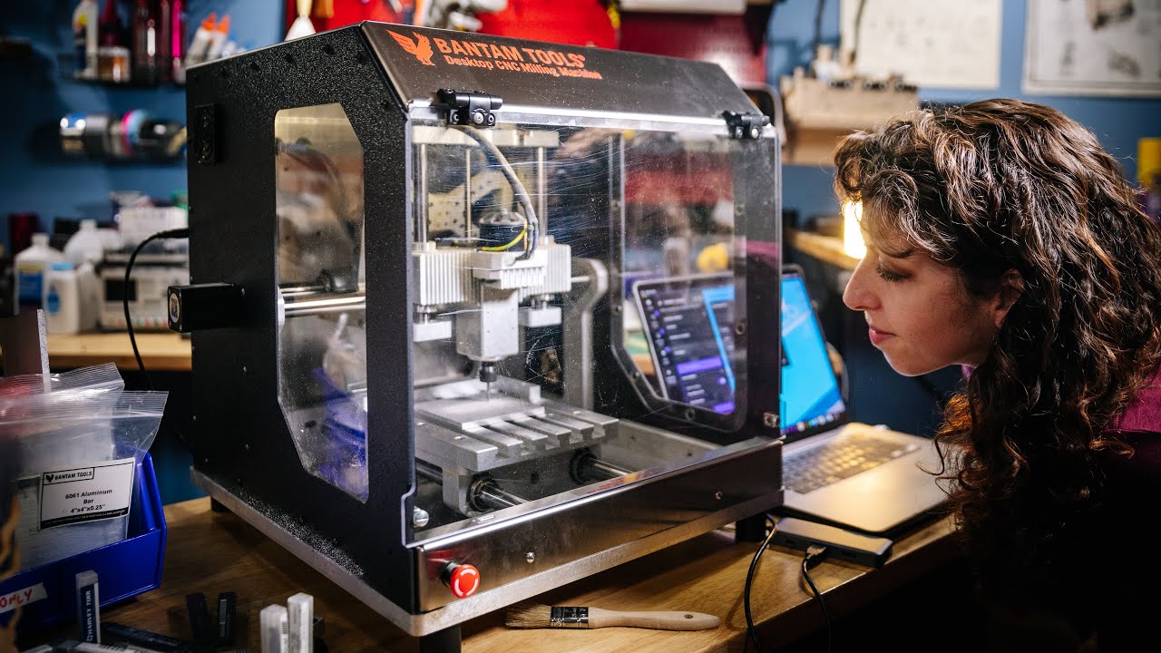 Illustrative example of bantam tools desktop cnc milling machine from Google Search