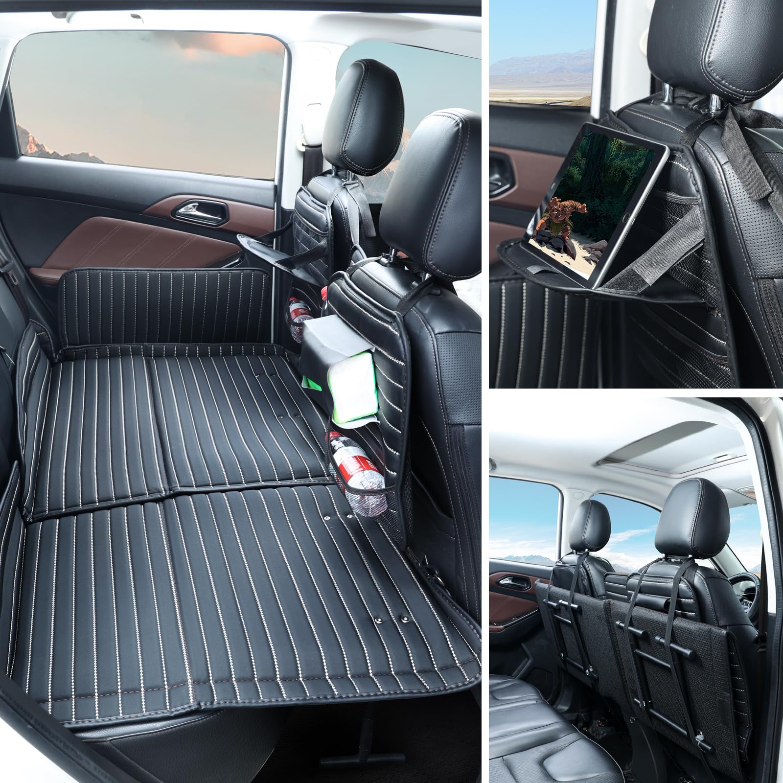 A relevant stock photo of beds for a car in a typical setting.