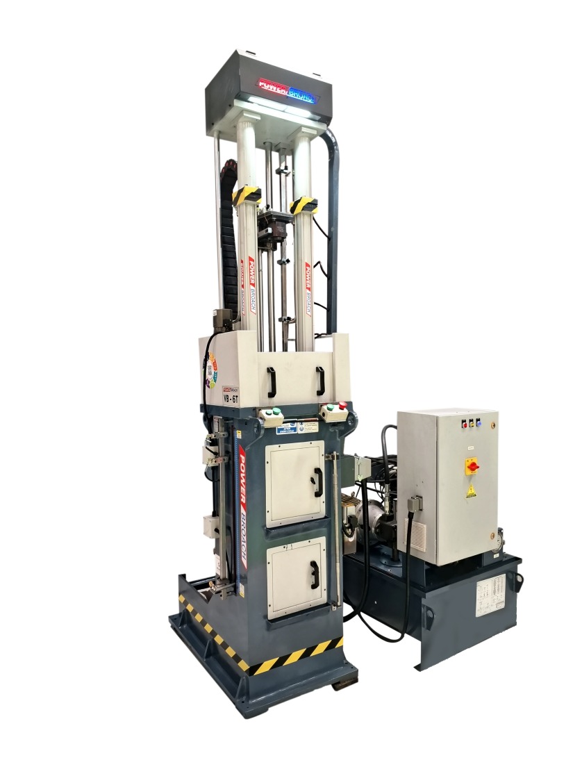 A relevant stock photo of broaching machine in a typical setting.