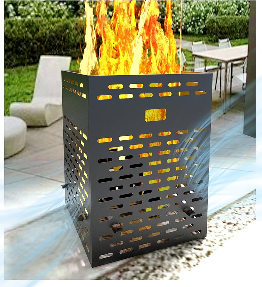A relevant stock photo of burn barrel in a typical setting.