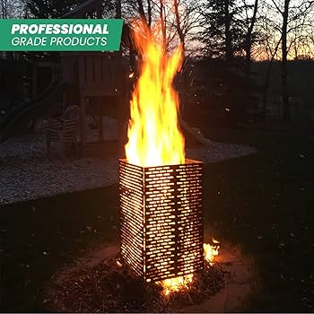 A relevant stock photo of burn barrel in a typical setting.