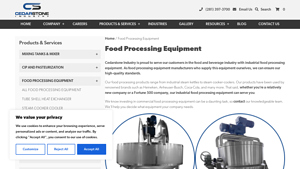 Cedarstone Industry - Food Processing Equipment