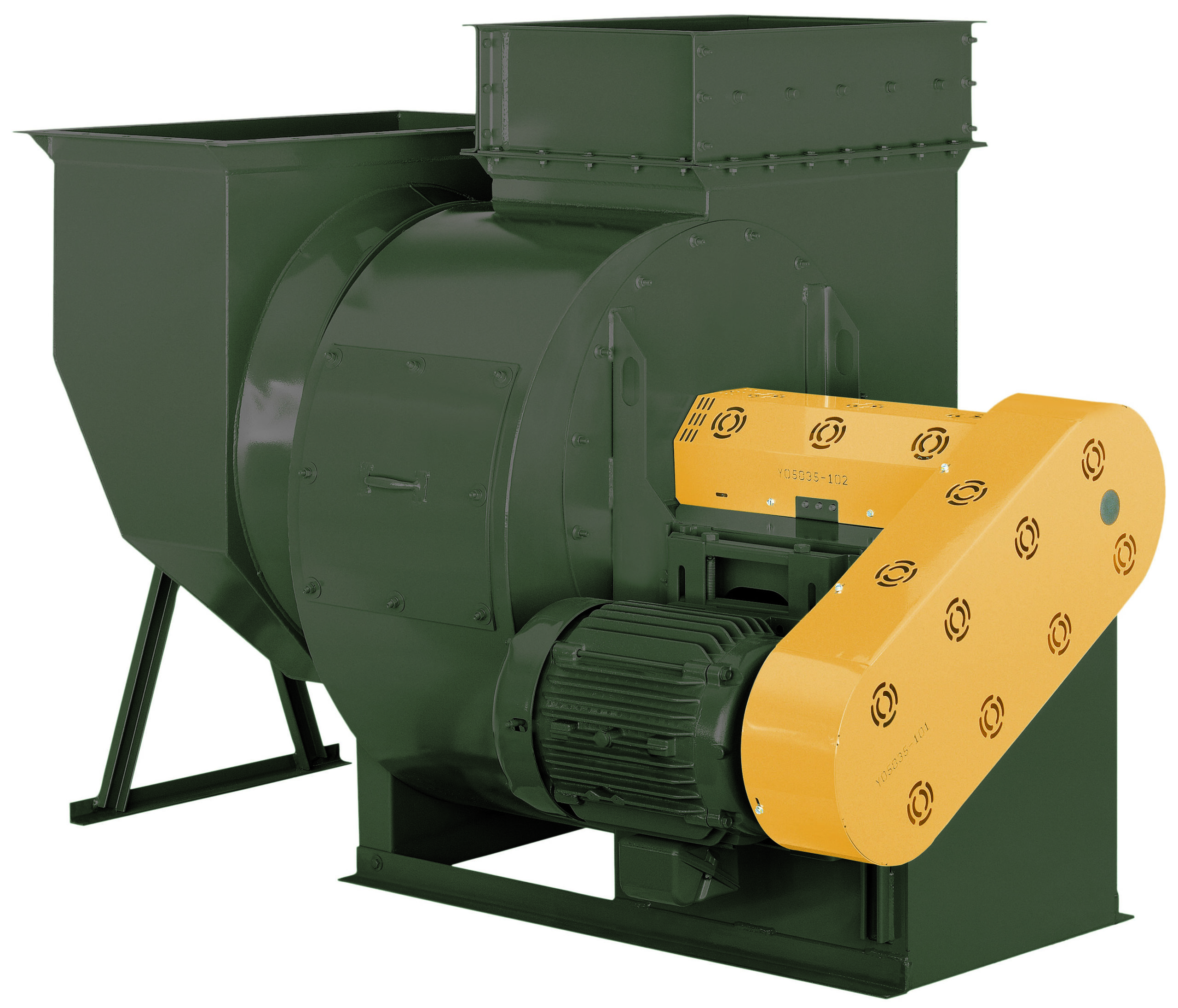 A relevant stock photo of centrifugal blower in a typical setting.