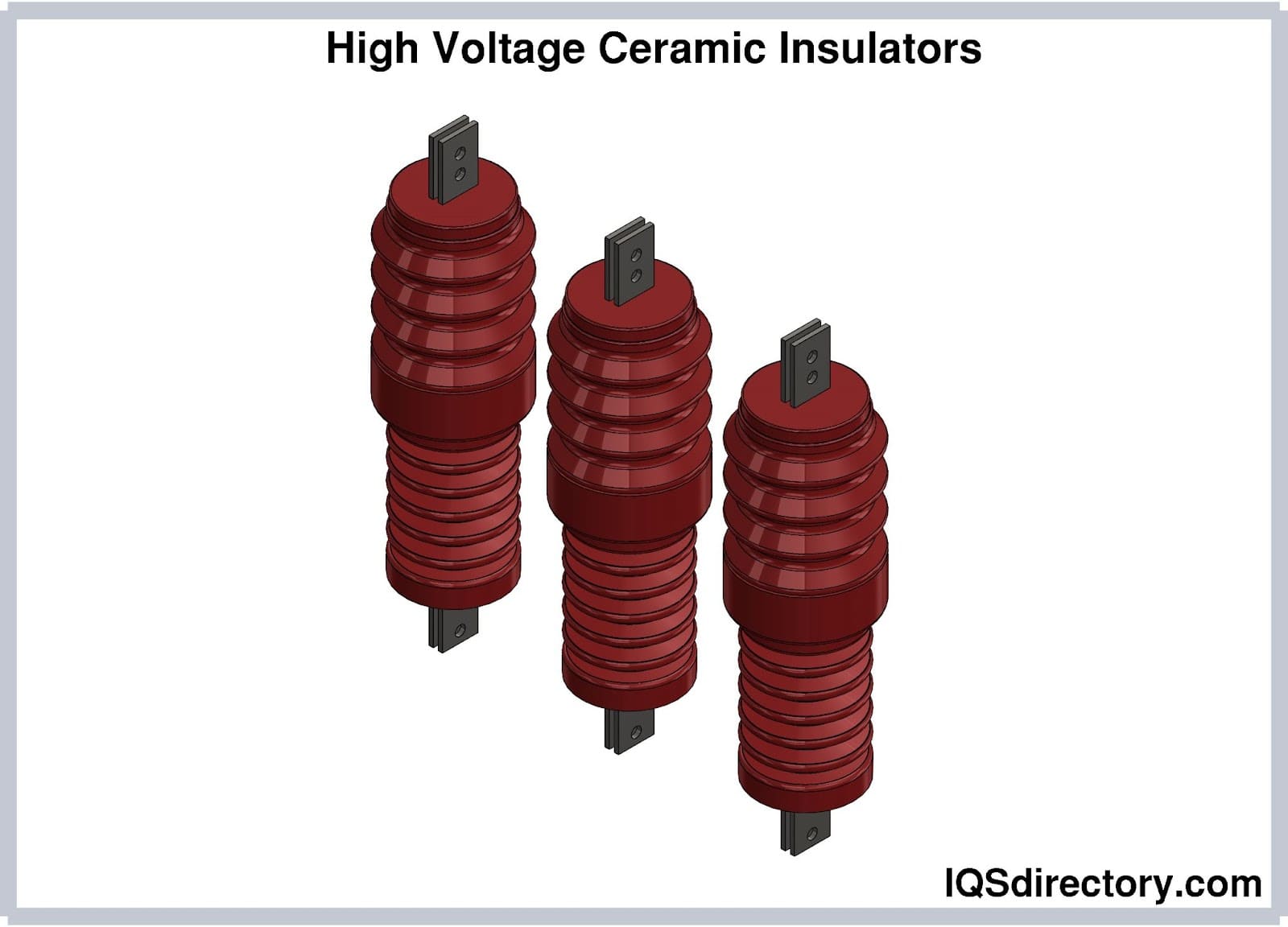 A relevant stock photo of ceramic insulator in a typical setting.