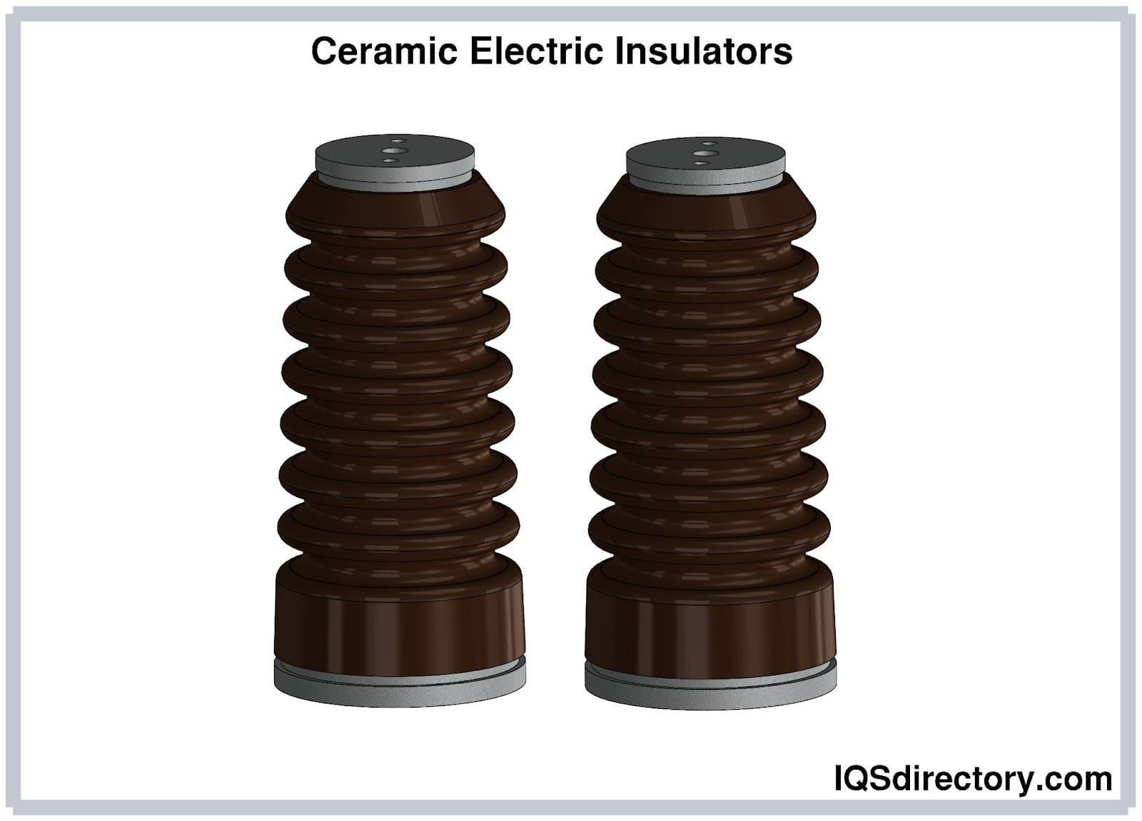 A relevant stock photo of ceramic insulator in a typical setting.