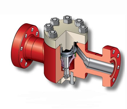 A relevant stock photo of check valves in a typical setting.