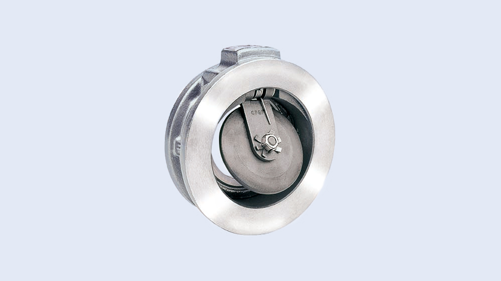 A relevant stock photo of check valves in a typical setting.