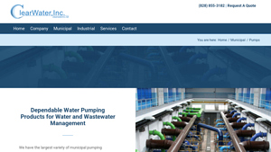 Clearwater Inc - Municipal Water Pumps