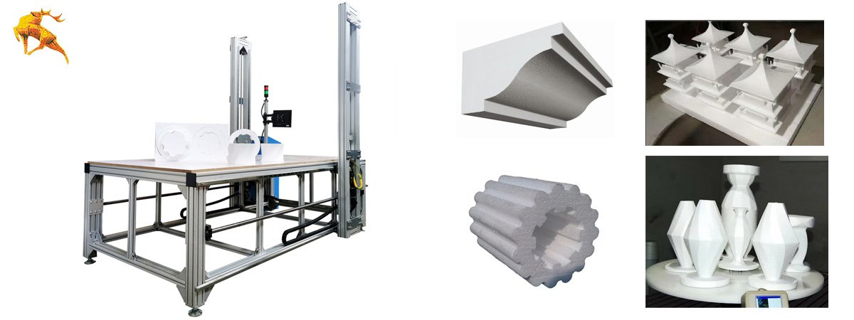Illustrative example of cnc foam cutting machine from Google Search