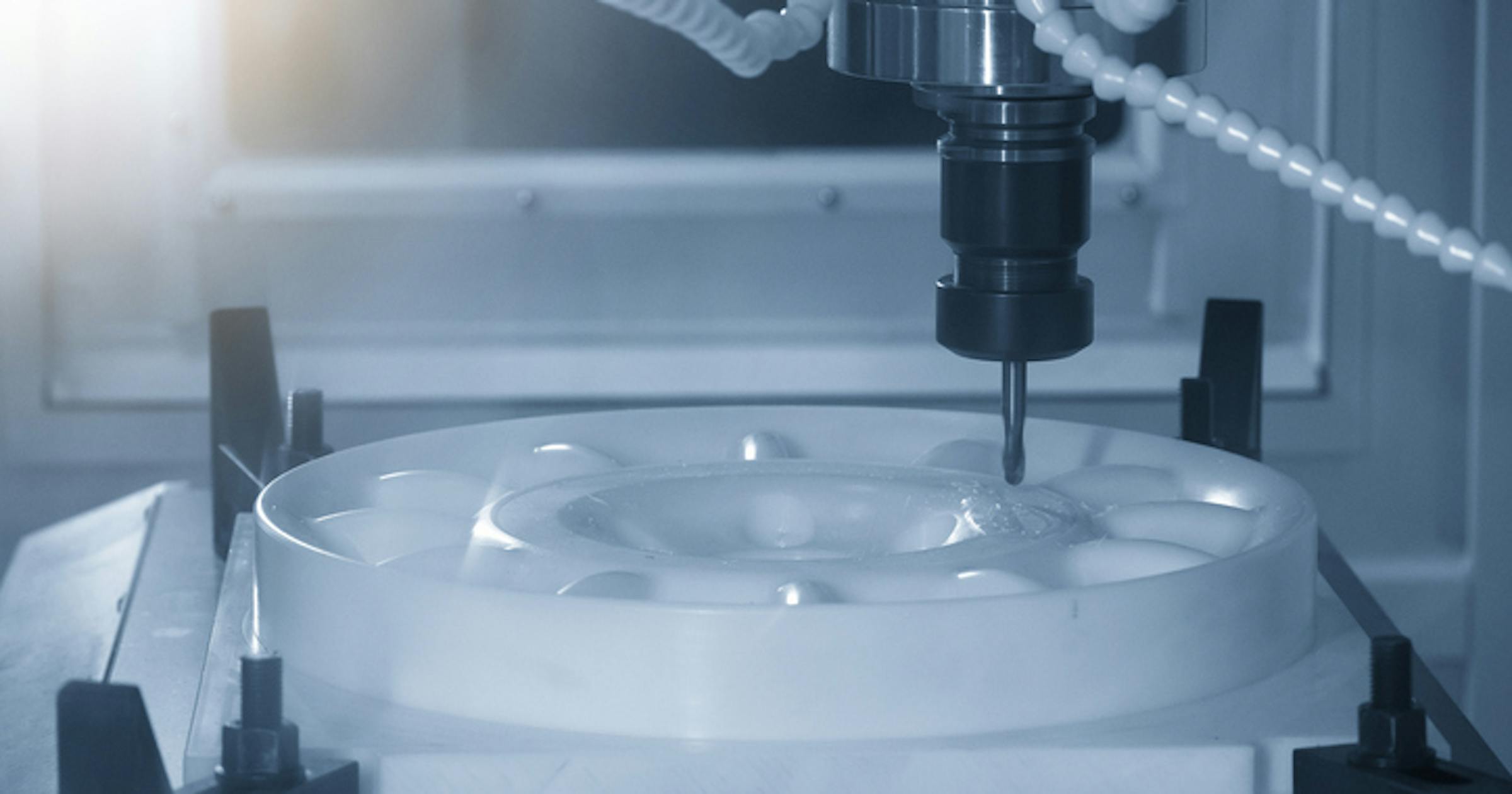 Illustrative example of cnc plastic machine from Google Search