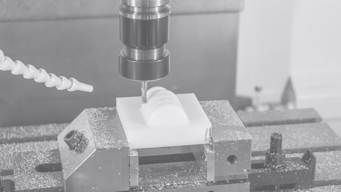 Illustrative example of cnc plastic machine from Google Search