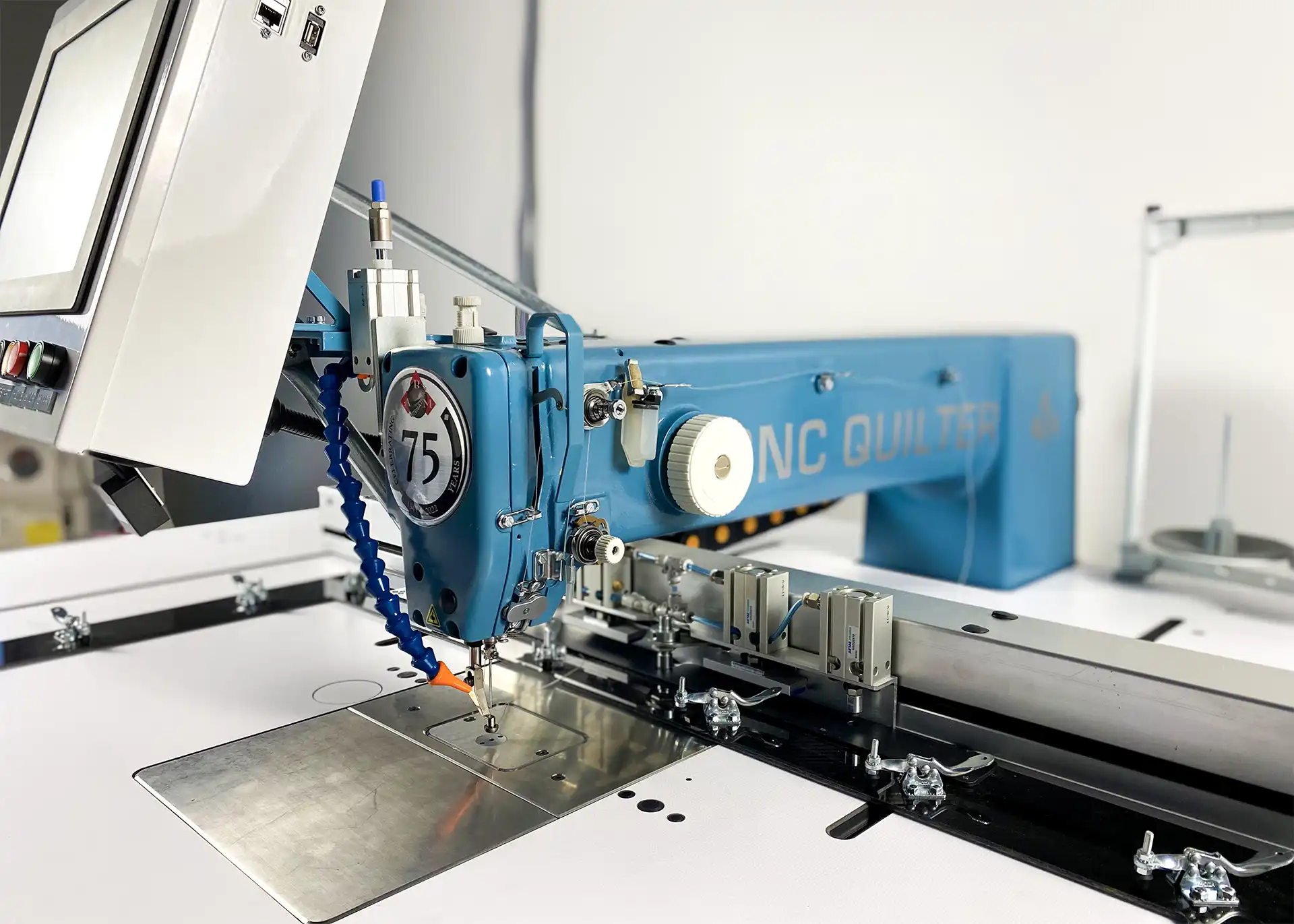Illustrative example of cnc stitching machine from Google Search