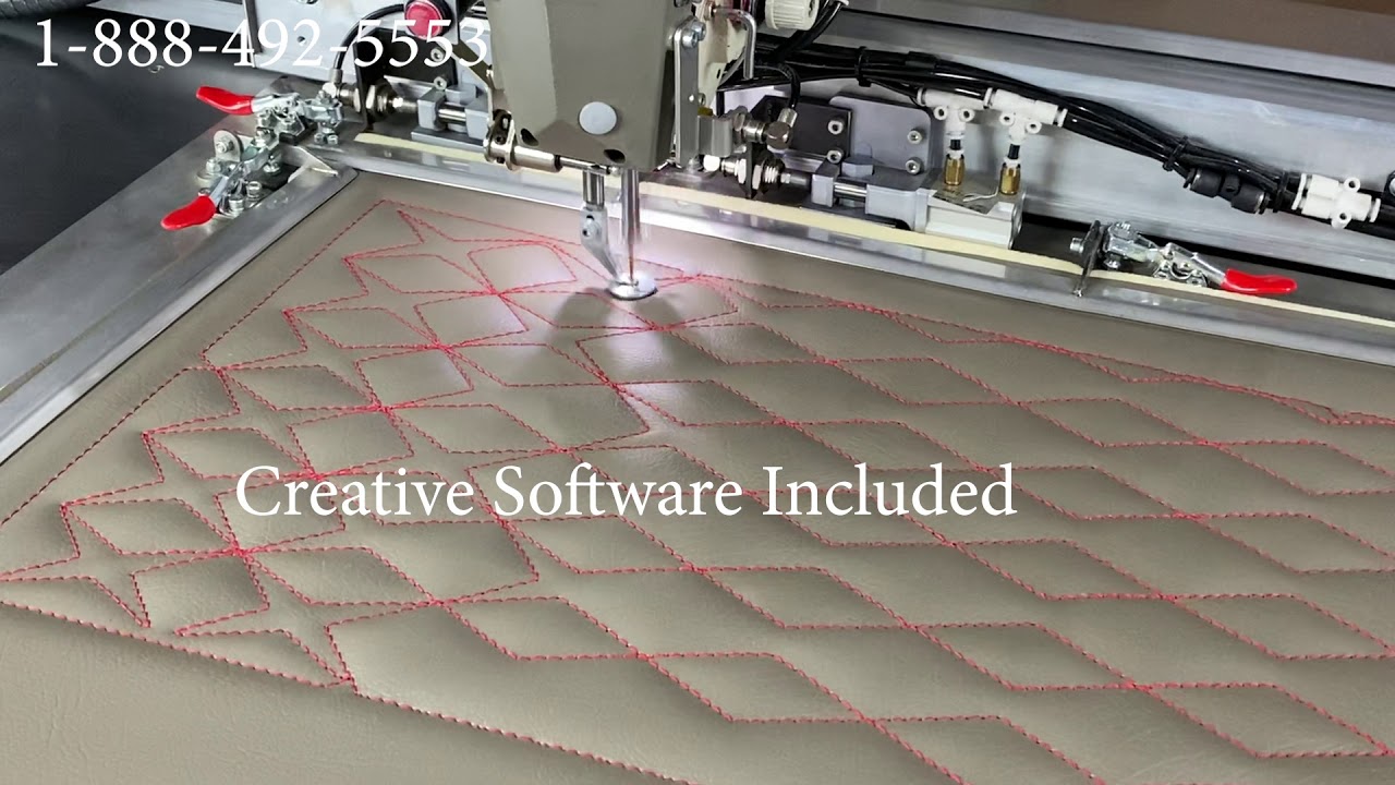 Illustrative example of cnc stitching machine from Google Search