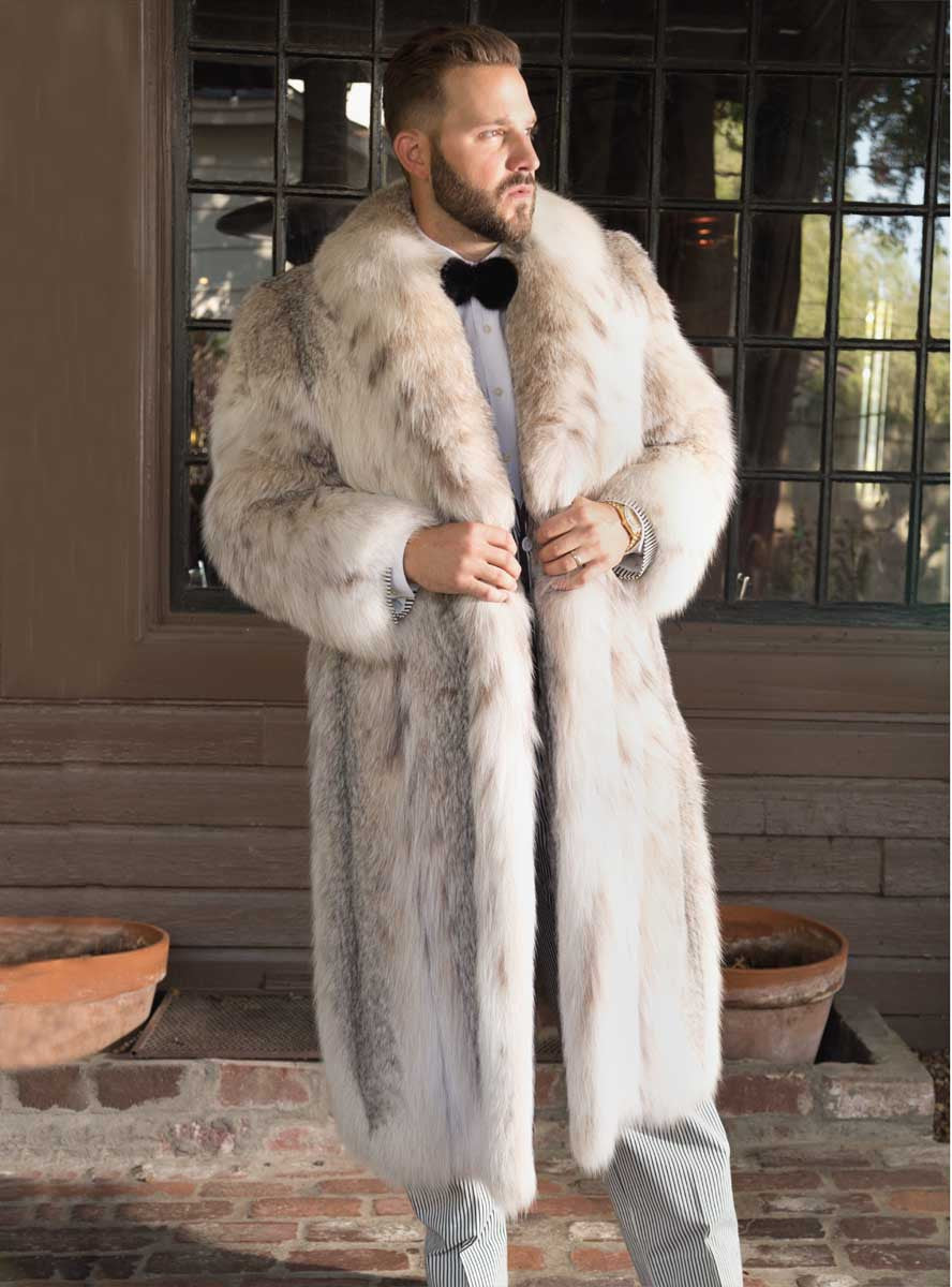 A relevant stock photo of coat fur mens in a typical setting.