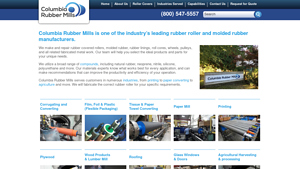 Columbia Rubber Mills - Rubber Rollers & Fabrication