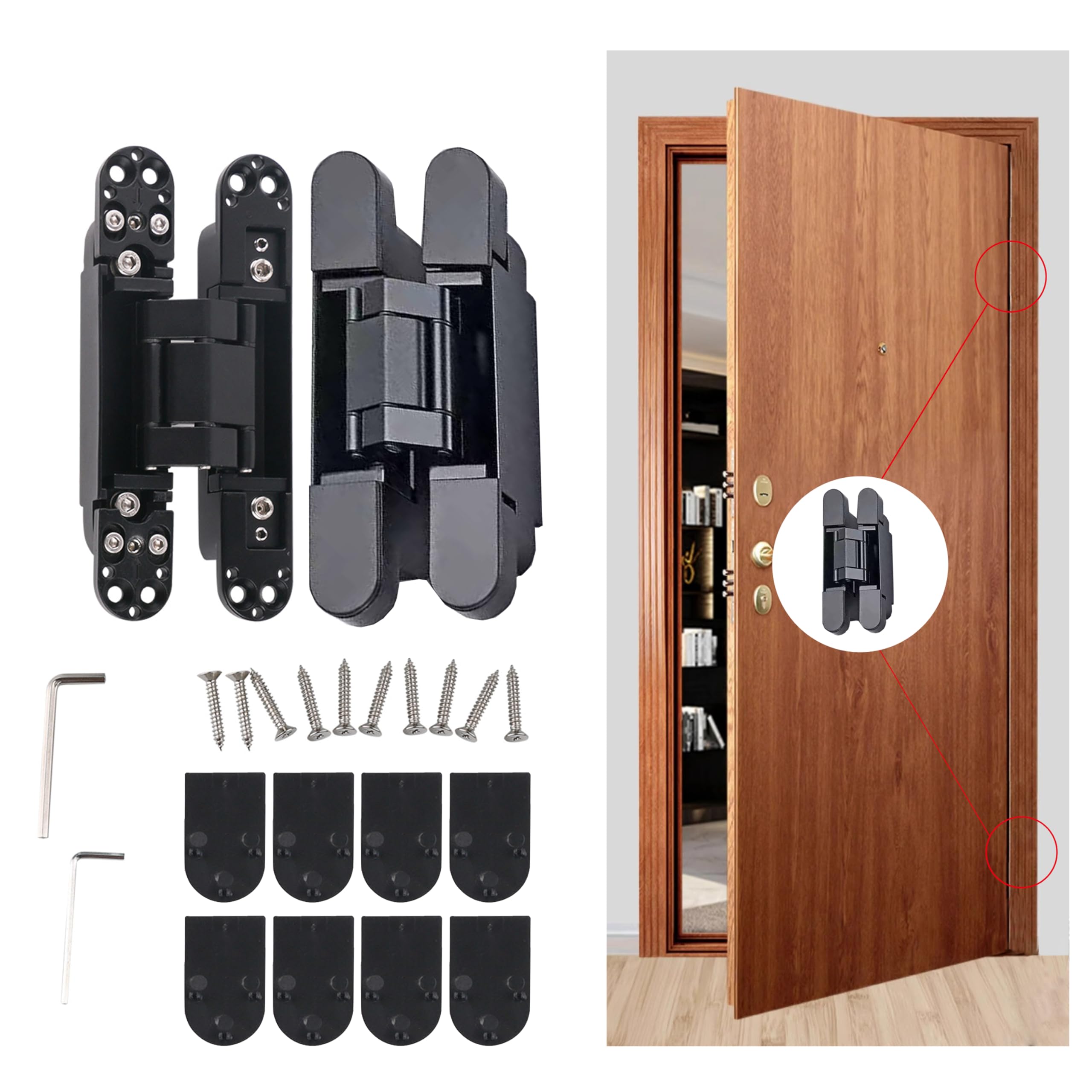 A relevant stock photo of concealed hinge in a typical setting.