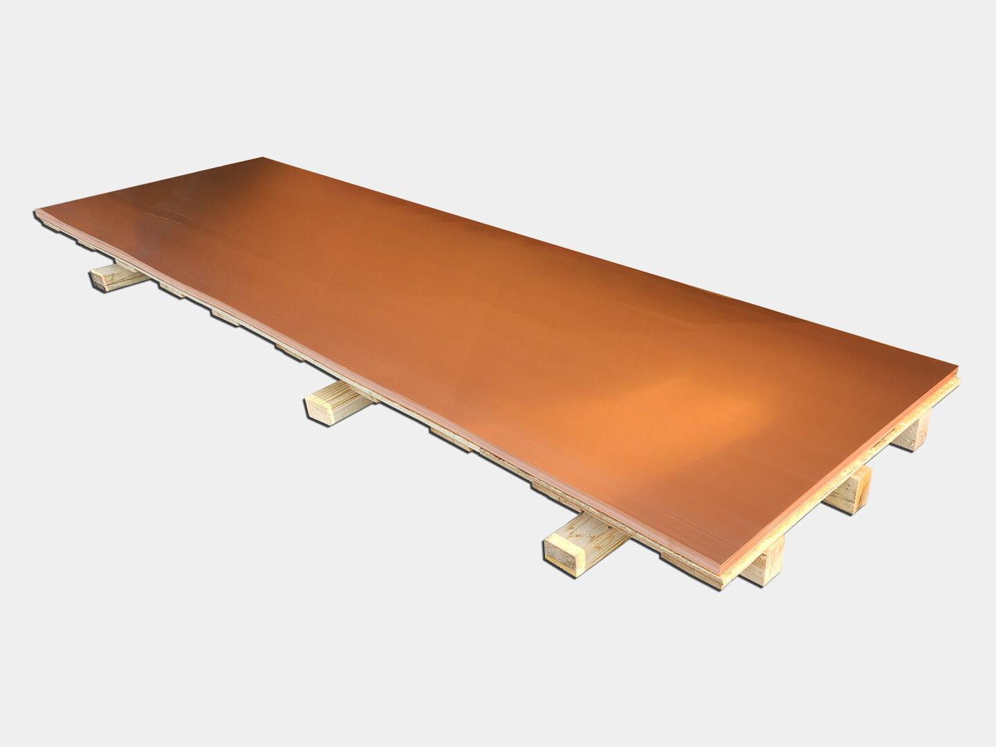 A relevant stock photo of copper sheet in a typical setting.