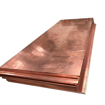A relevant stock photo of copper sheet metal 4x8 in a typical setting.