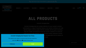 Cosmetic Packaging - Luxe & Pure Airless Bottles