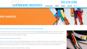 Custom Wire Industries - Custom Wire Harnesses