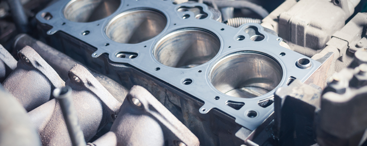 A relevant stock photo of cyl head gasket in a typical setting.