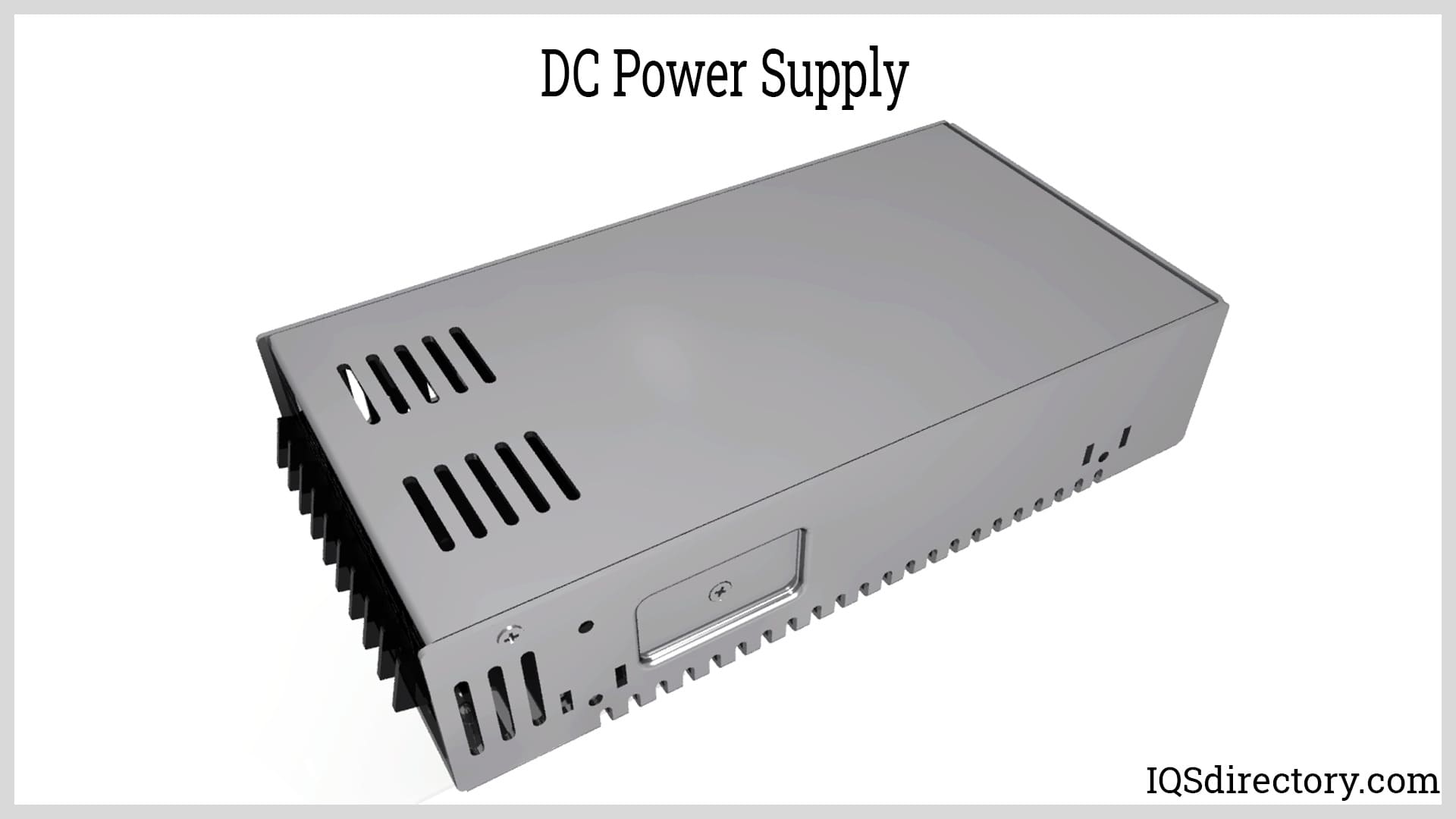 A relevant stock photo of dc output in a typical setting.