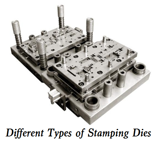 A relevant stock photo of dies and stamping in a typical setting.
