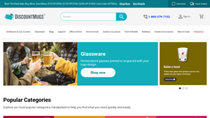 Discount Mugs - Custom Glassware