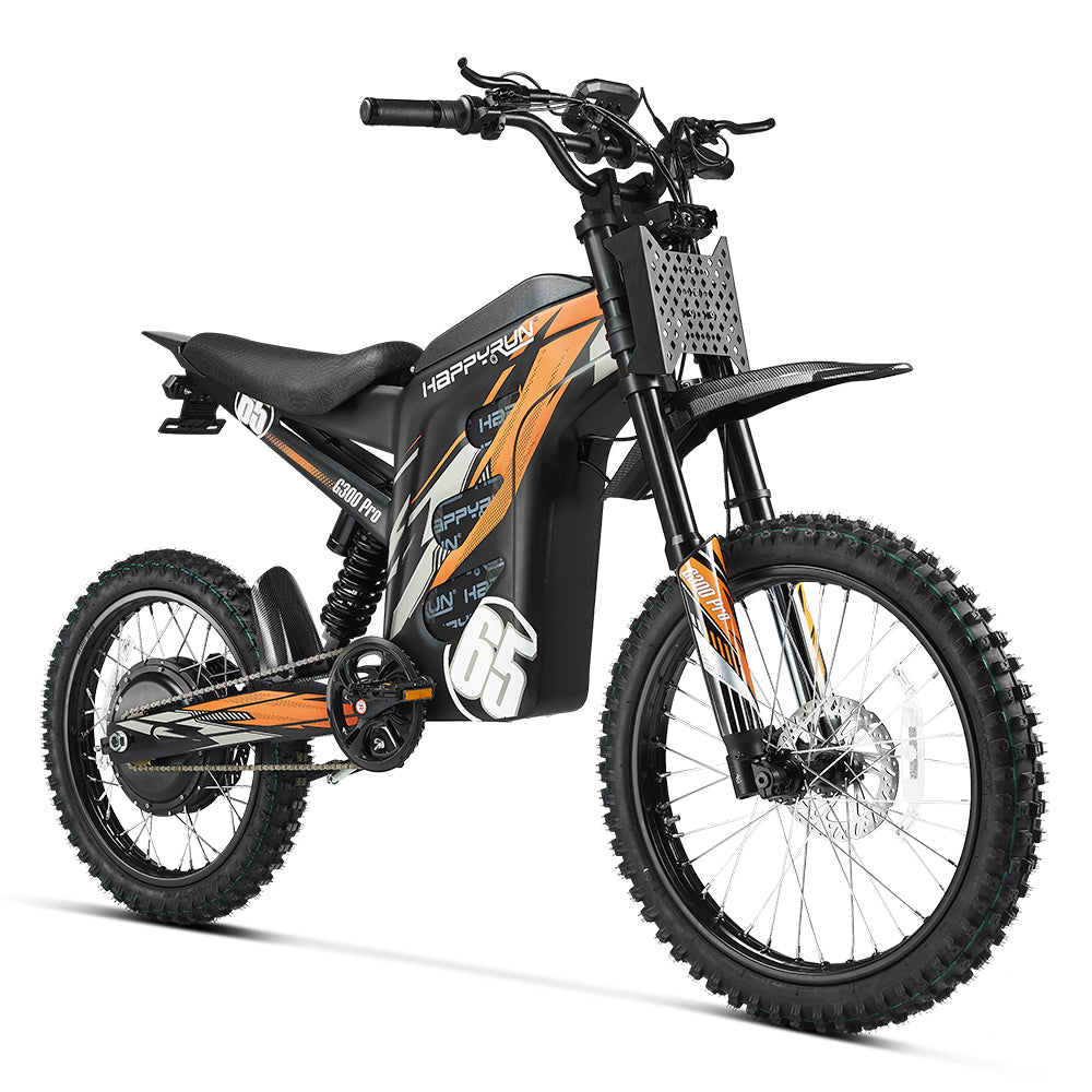 A relevant stock photo of electric dirt bike in a typical setting.
