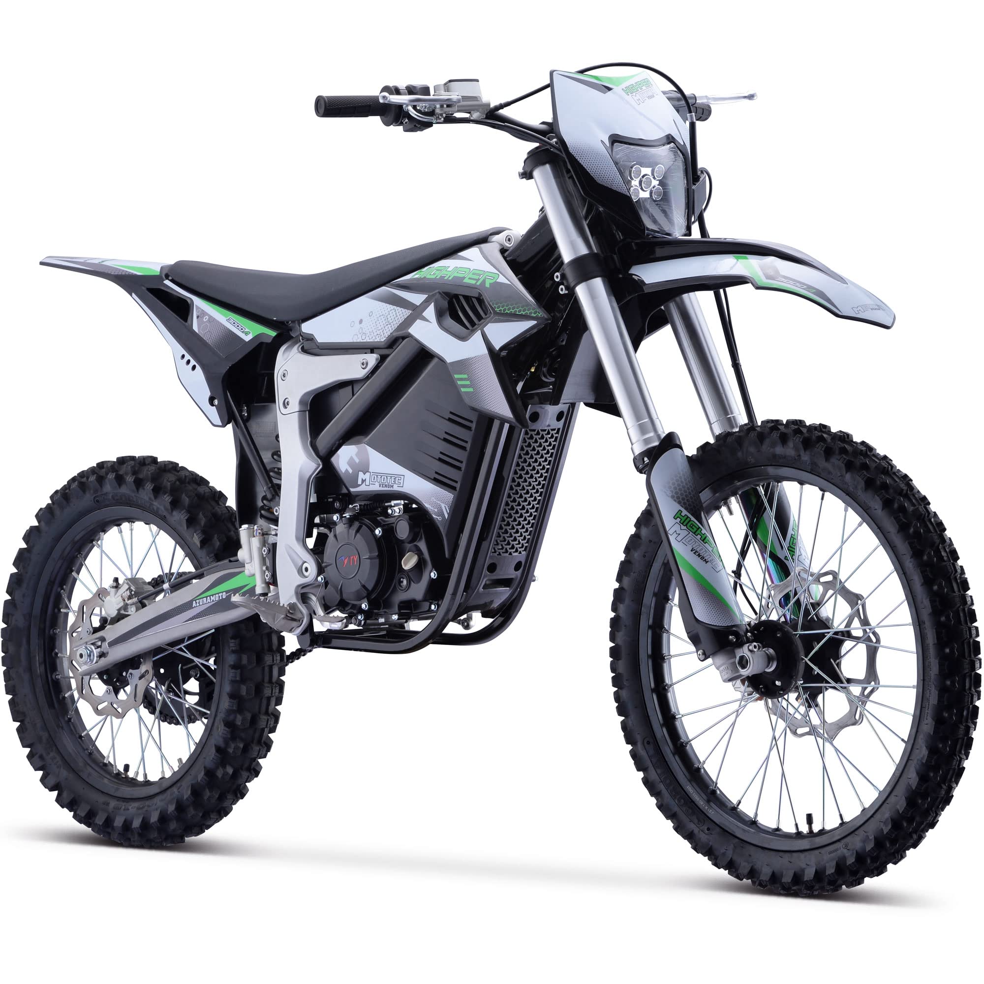 A relevant stock photo of electric dirt bike in a typical setting.
