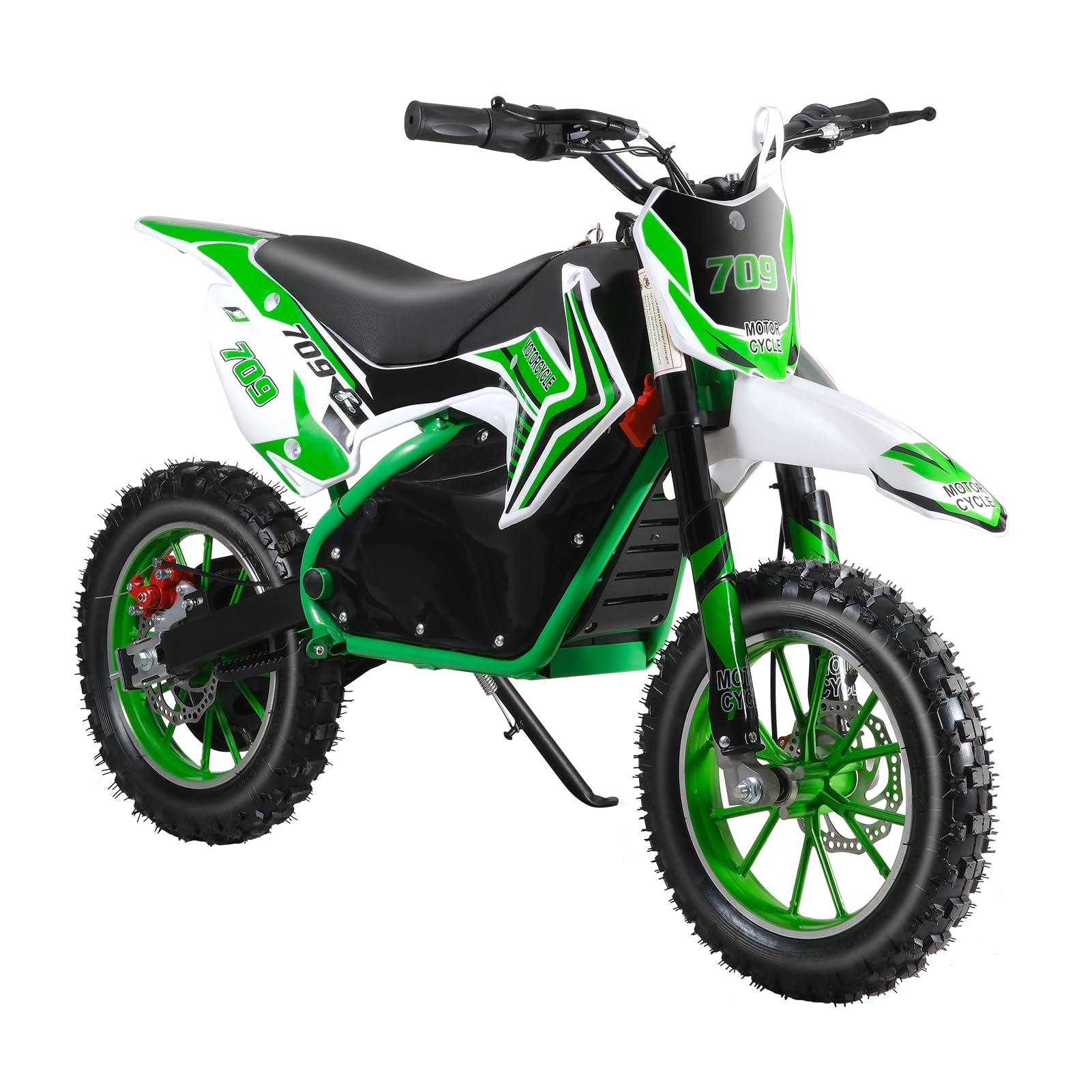 A relevant stock photo of electric dirtbike in a typical setting.