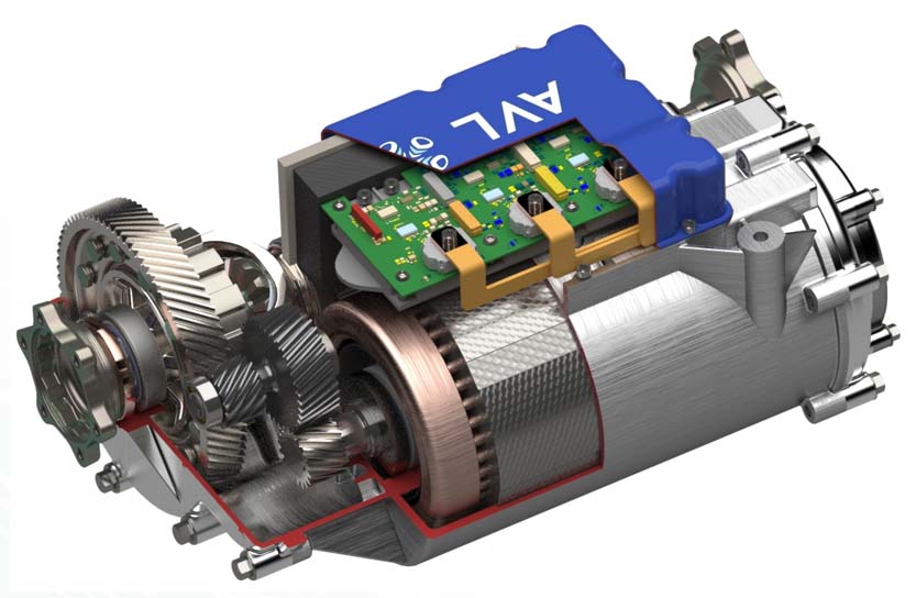 A relevant stock photo of electric motor in a typical setting.