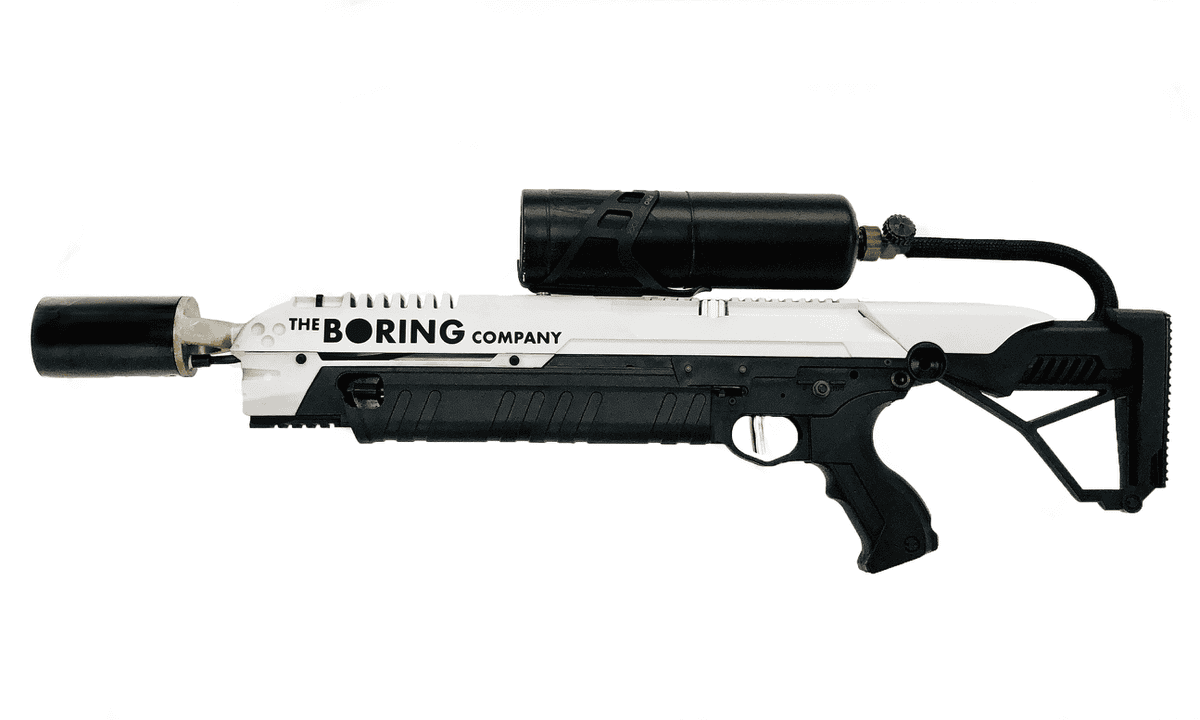 A relevant stock photo of elon musk flamethrower in a typical setting.